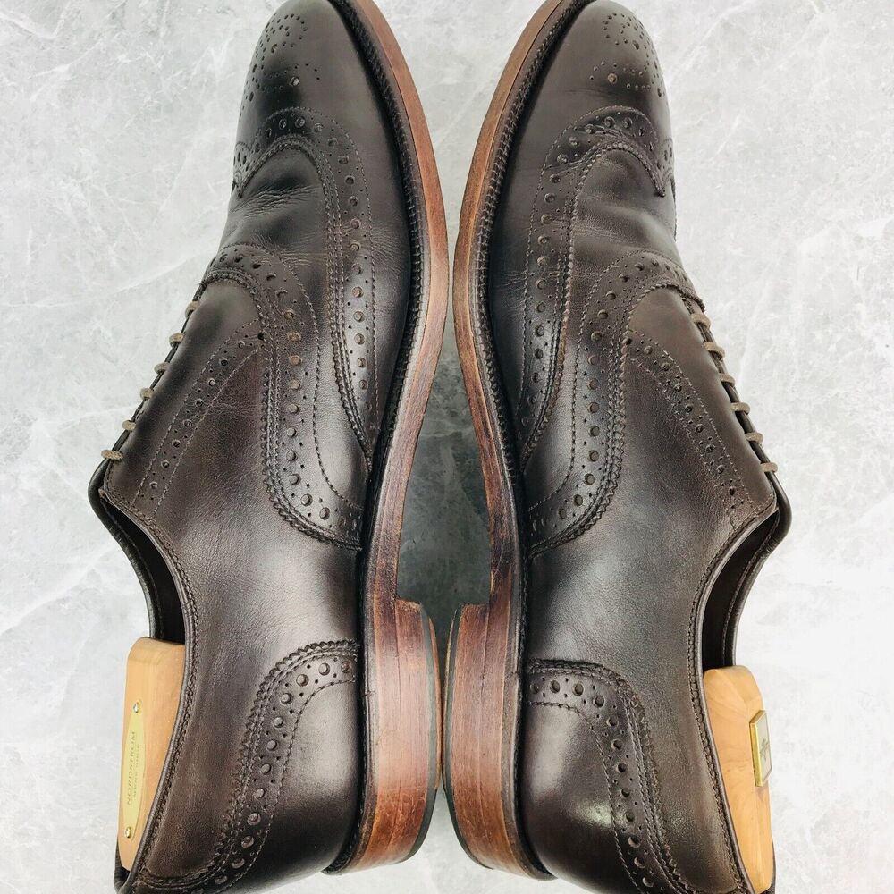 Allen Edmonds Jefferson Independence Wingtip Oxfords Mens Size‎ 10.5 Dress Shoes - Picture 7 of 12